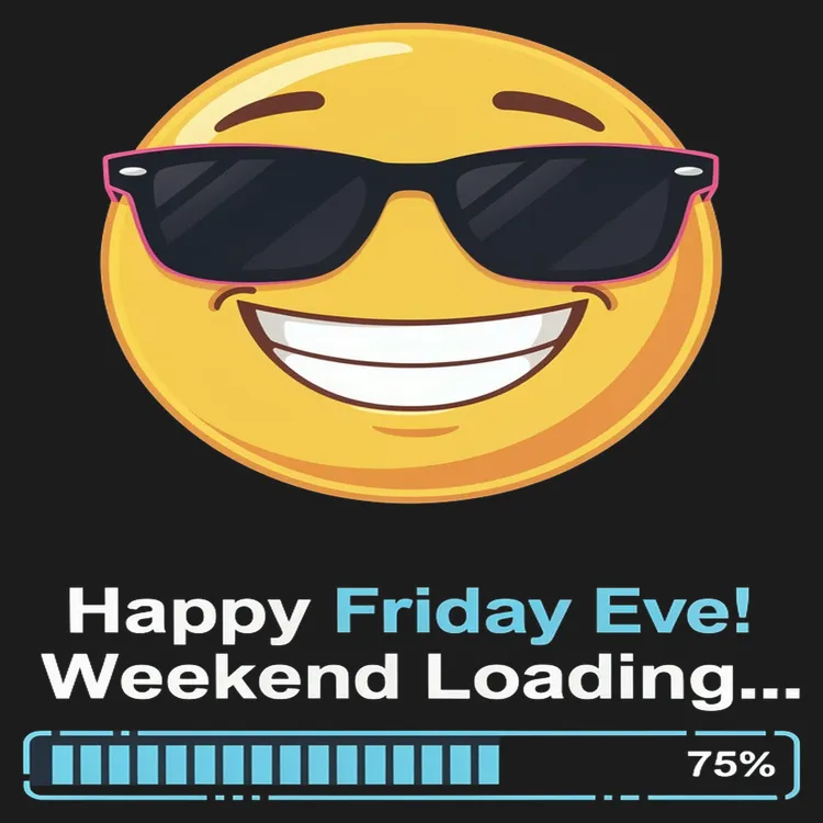 Weekend Loading Emoji Tee