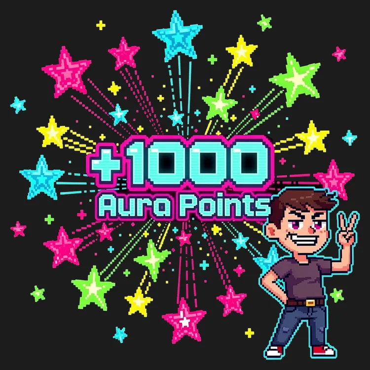 Pixel Power: Aura Points Tee