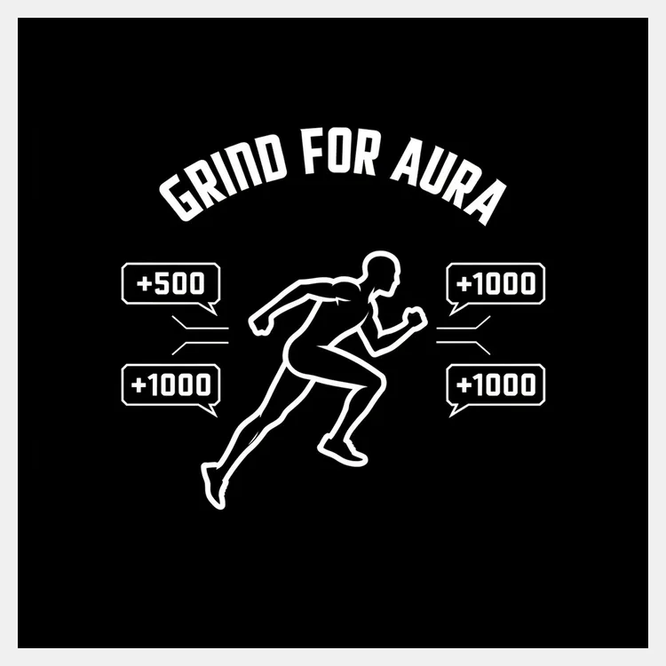 Grind for Aura Running Tee