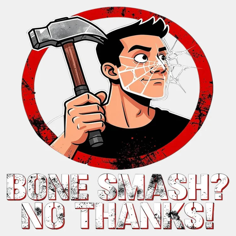 Bone Smash No Thanks Tee
