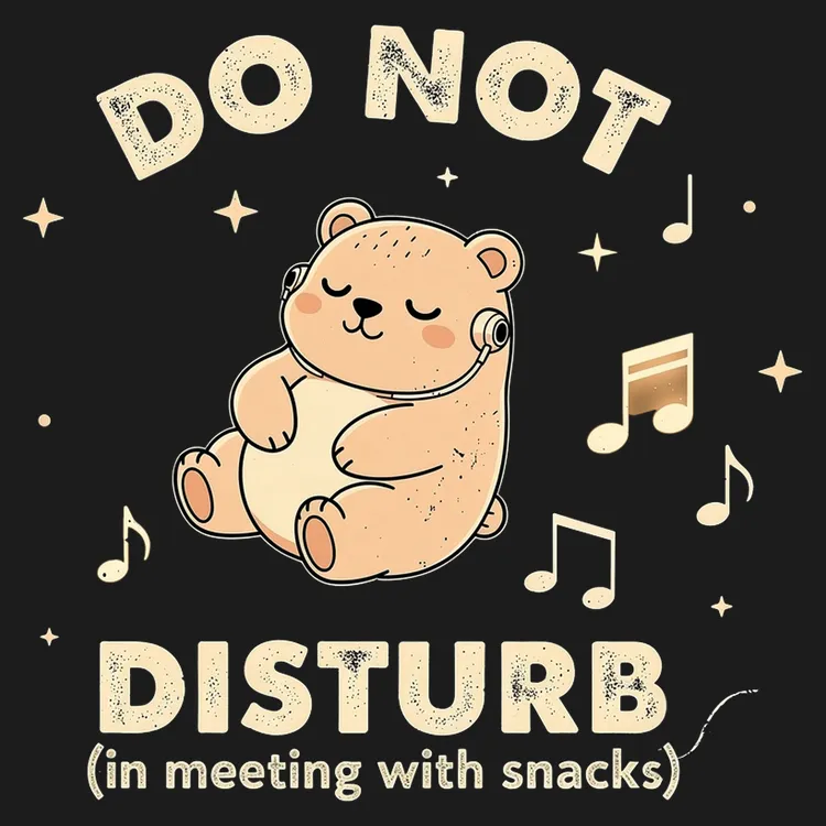 Do Not Disturb: In Meeting With Snacks