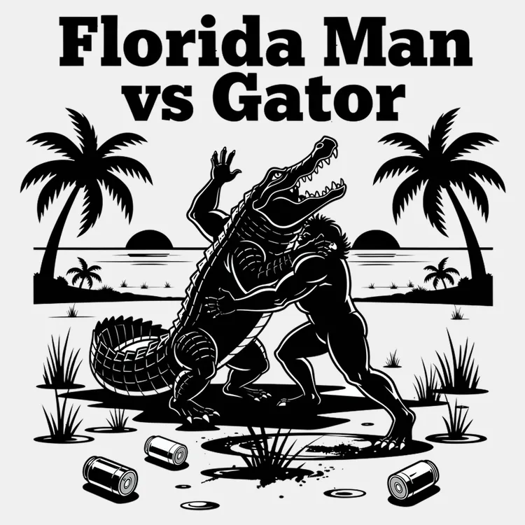 Epic Showdown: Florida Man vs Gator