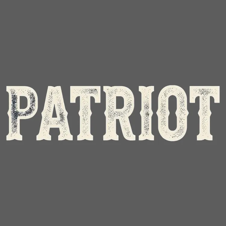 Bold Patriot Typography Tee