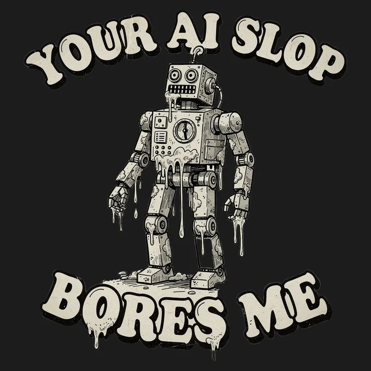 Bored Robot Sarcasm Tee