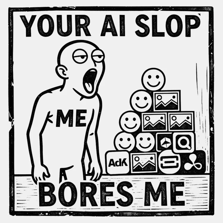 Bored by AI T-Shirt