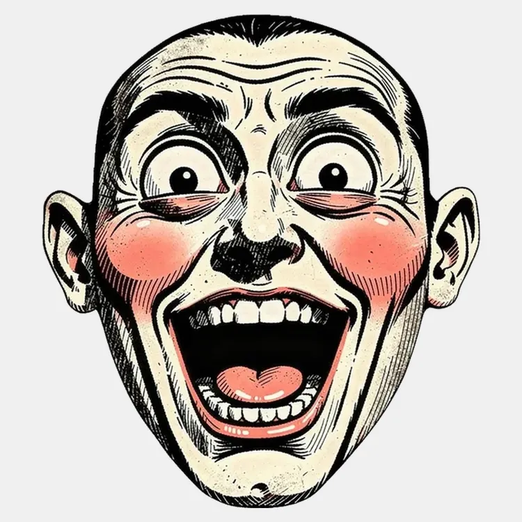 Retro Comic Face Tee