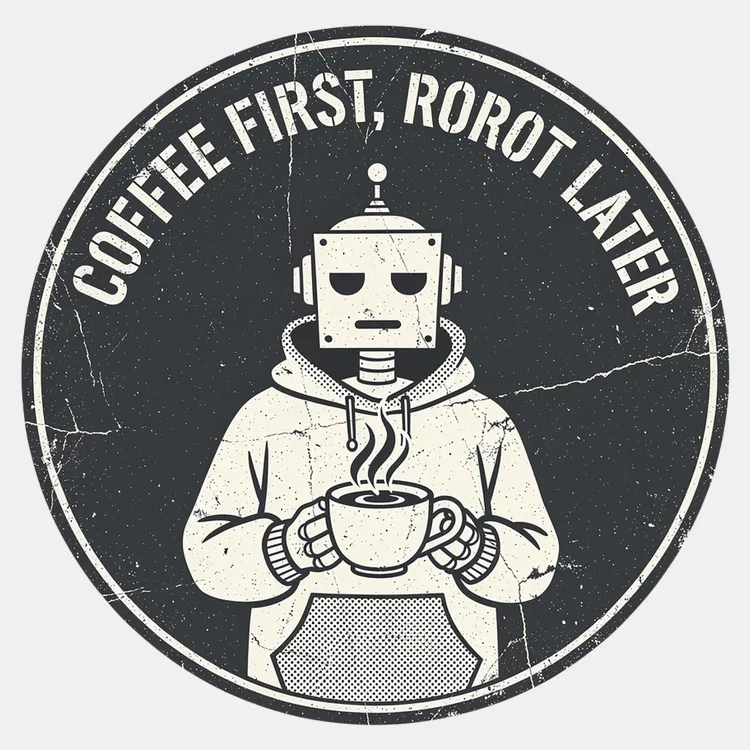 Vintage Night Shift — Coffee, Code, Repeat