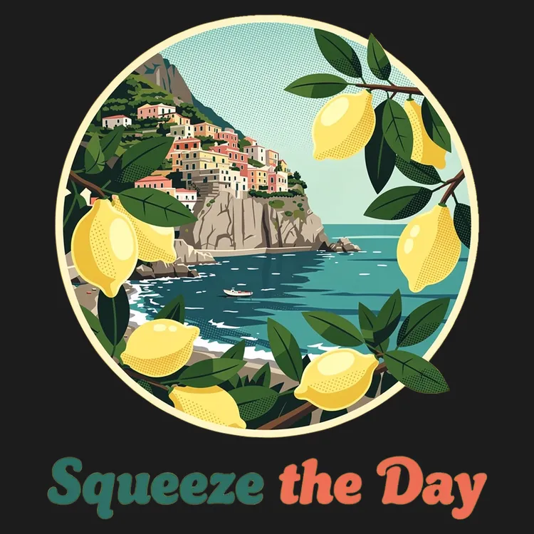 Amalfi Lemon Grove — Coastal Badge