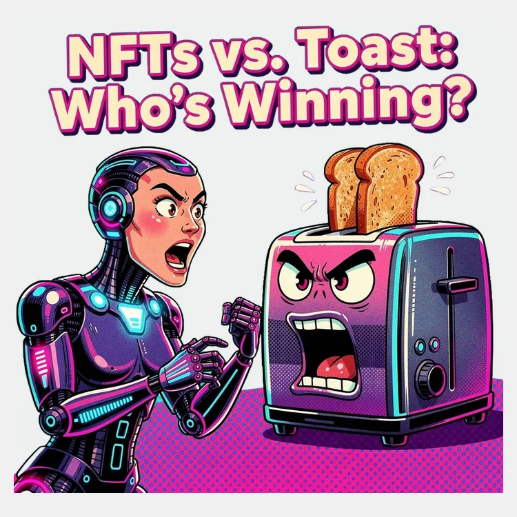 Toaster vs AI Influencer — NFT Debate