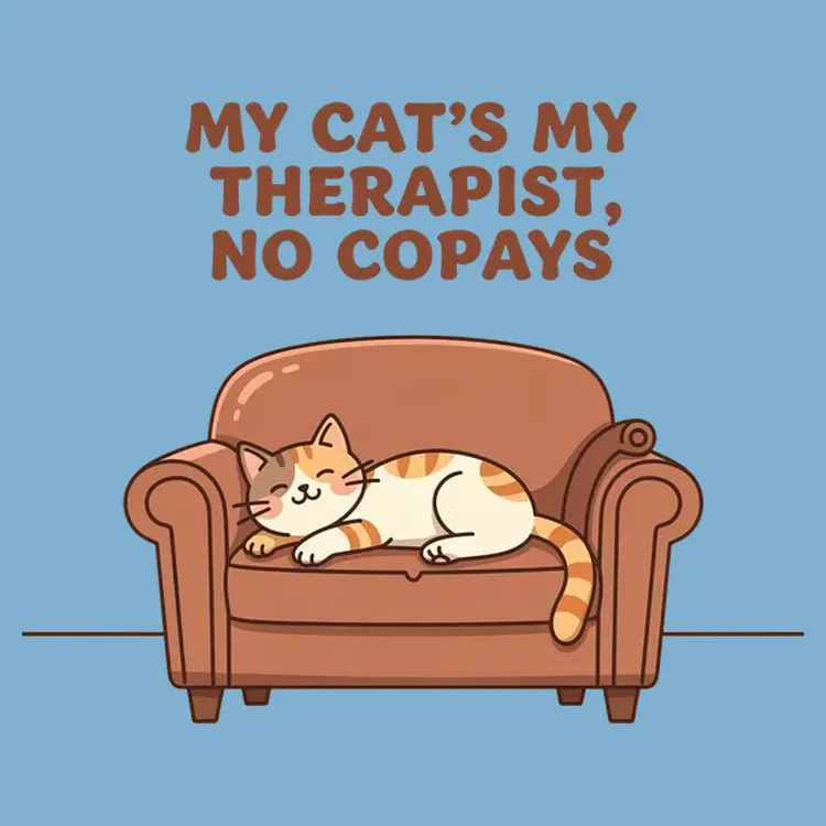 Cat Therapist No Copays Tee