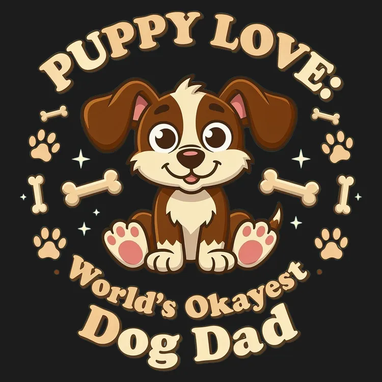 Puppy Love Dog Dad Tee