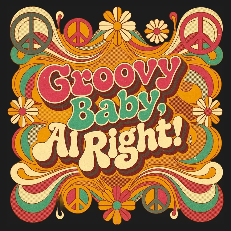 Groovy Retro Vibes Tee