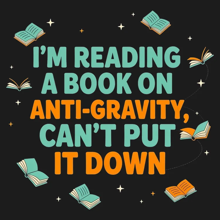 Anti-Gravity Book Lover Tee