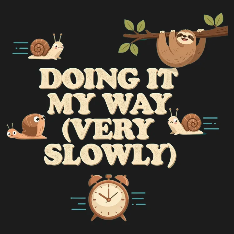 Sloth & Snail: Slow and Steady Tee
