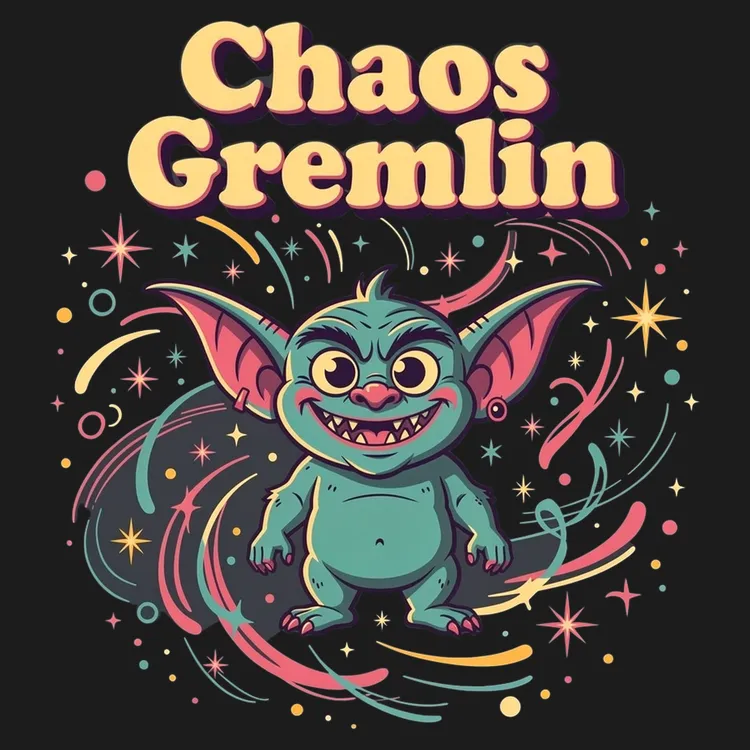 Whimsical Chaos Gremlin Tee