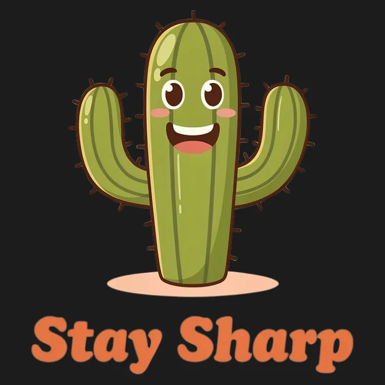 Stay Sharp Cactus Tee