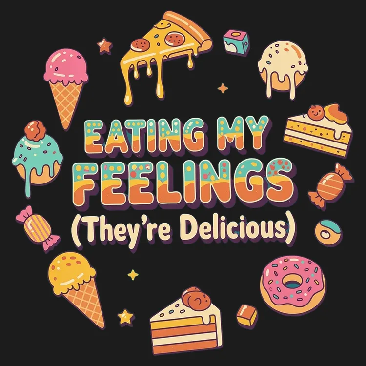 Eating My Feelings Delicious Tee