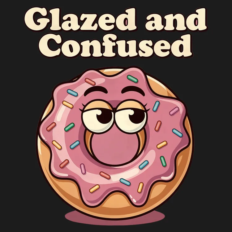 Glazed and Confused Donut Tee
