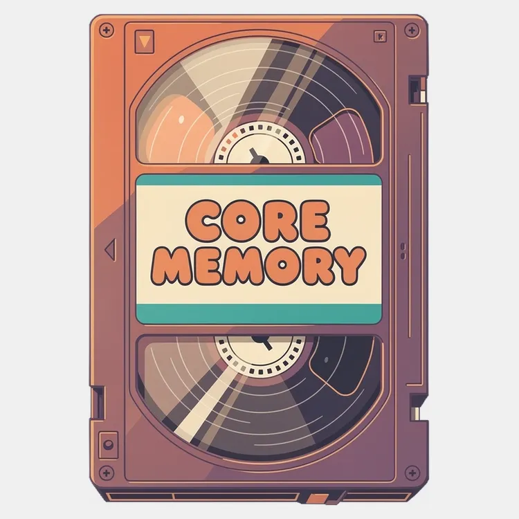 Retro Core Memory Tape Tee