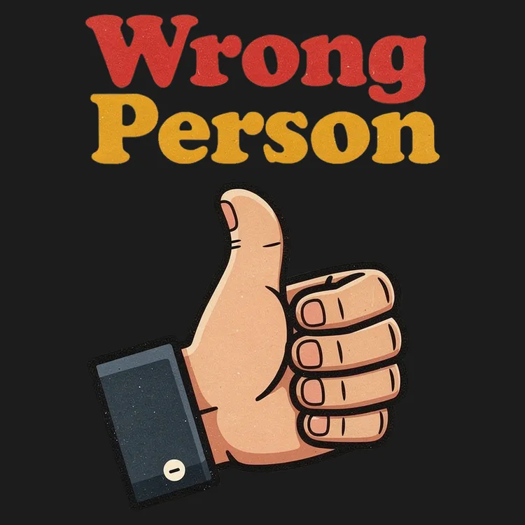 Wrong Person Thumbs Up Tee