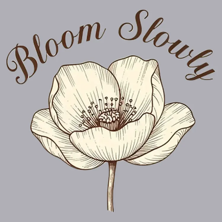 Bloom Slowly Floral Tee