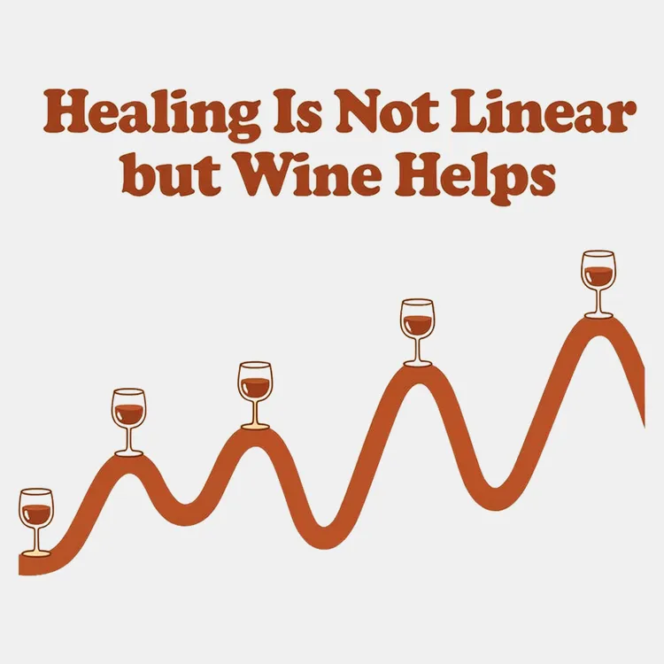 Healing Journey Wine Lover Tee