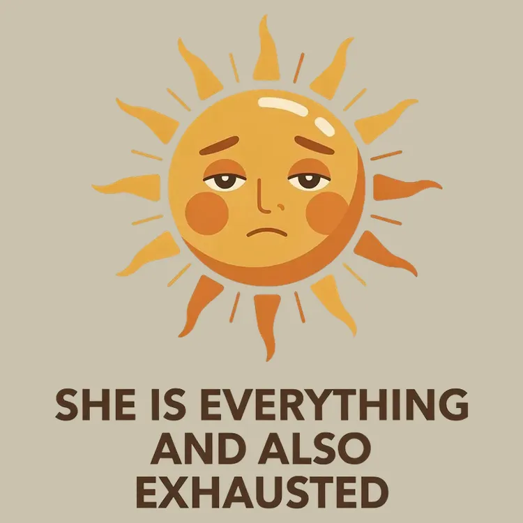 Exhausted Sun Vibes Tee