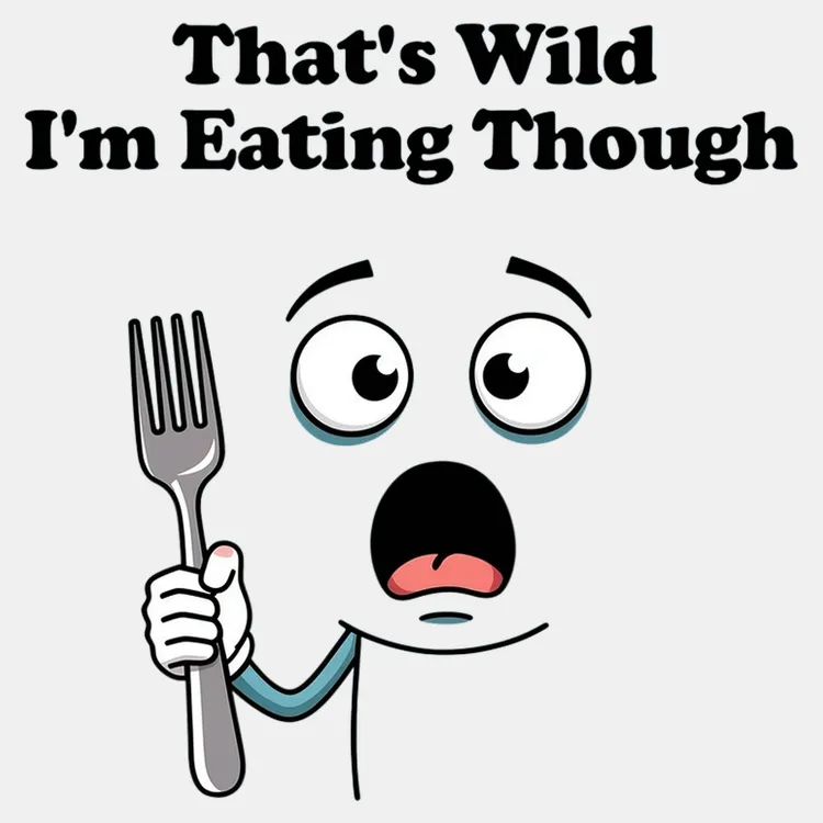 Wild Eating Cartoon Tee