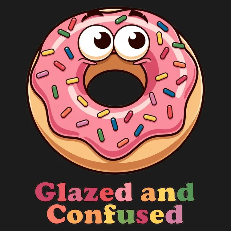 Glazed and Confused Donut Tee