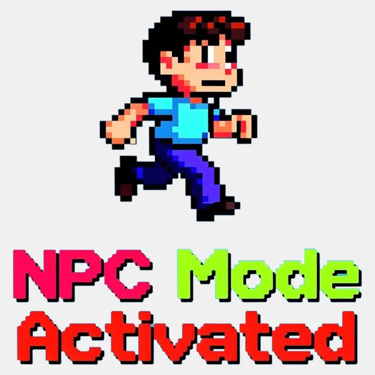 NPC Mode Activated Pixel Tee