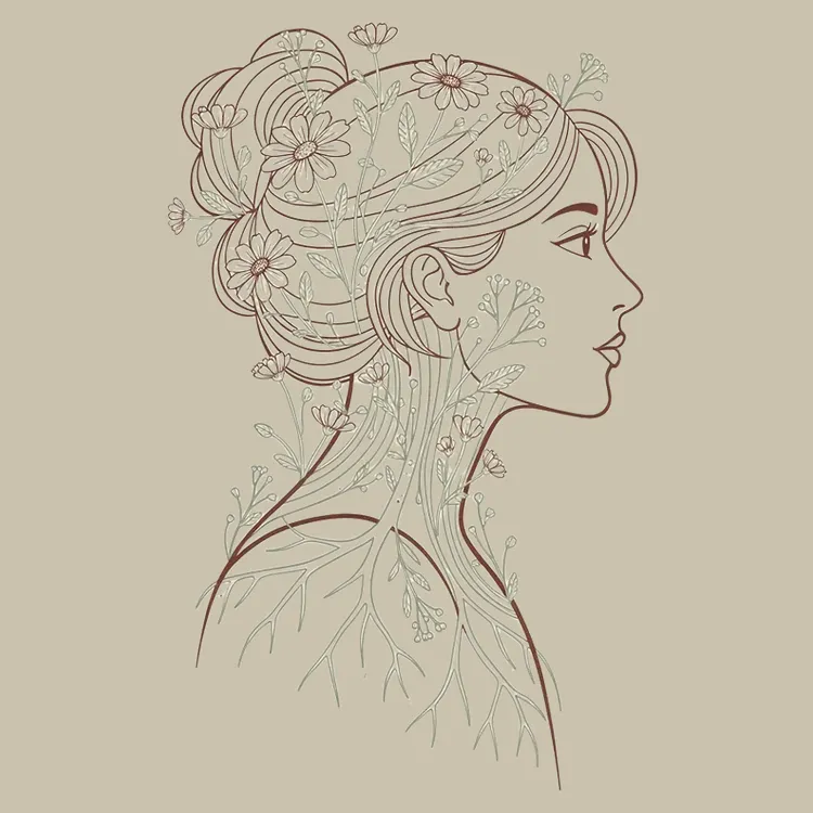 Floral Hair Artistry Tee