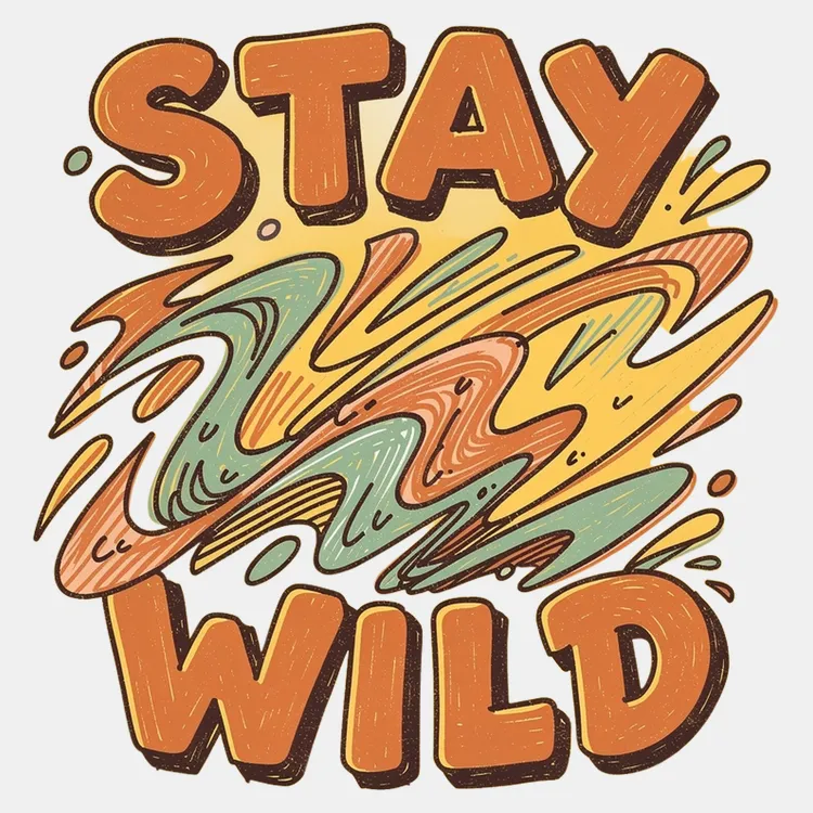 Stay Wild Retro Tee