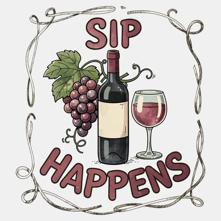 Sip Happens Wine Tee