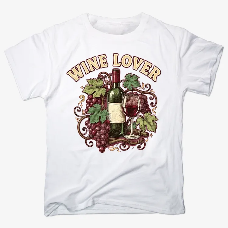 ワイン wine lover Vintage Wine Lovers Tee - VibeShirt.com | VibeShirt