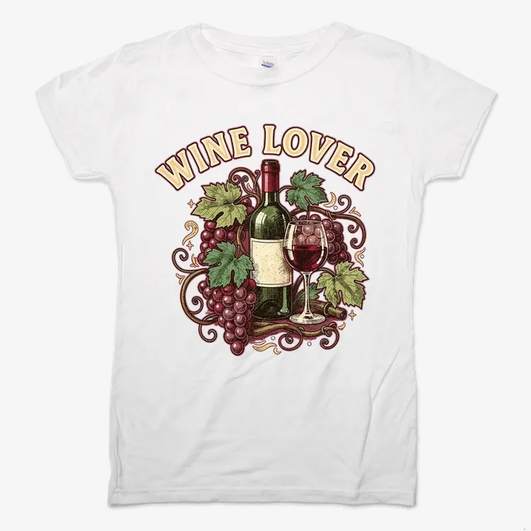 Vintage Wine Lovers Tee - VibeShirt.com | VibeShirt