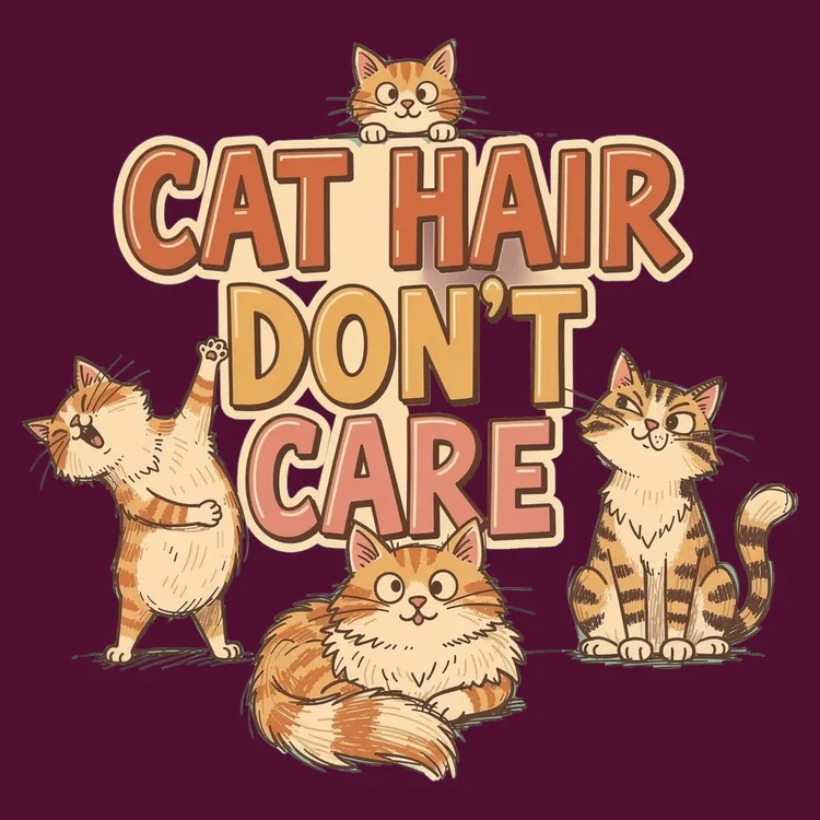 Cat Hair Don't Care Tee