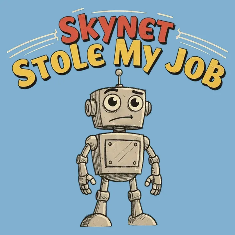 Skynet Job Theft Humor Tee