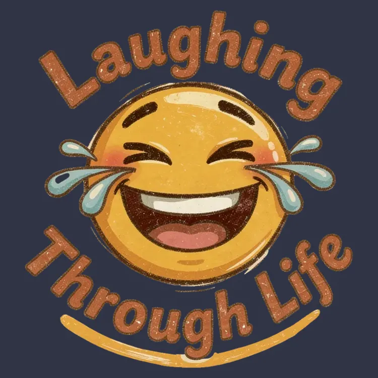 Laughing Emoji Life Tee