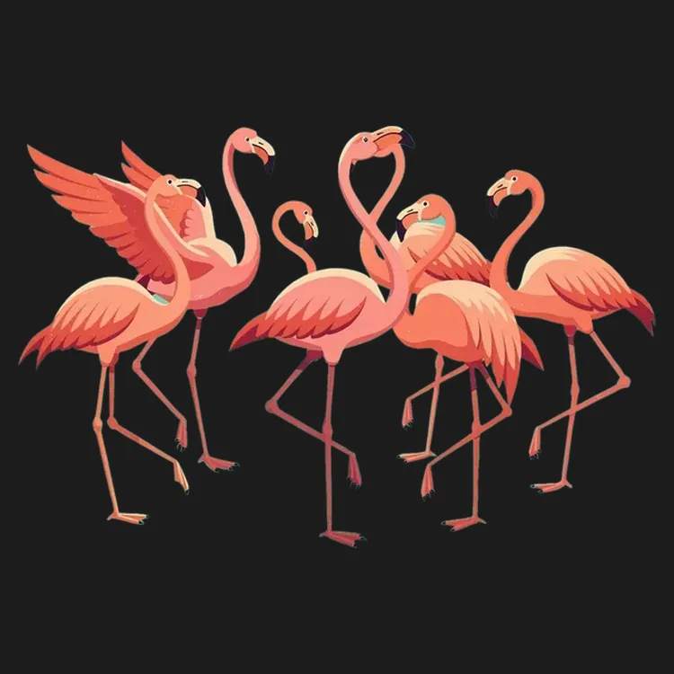 Flamingo Flock Fun Tee