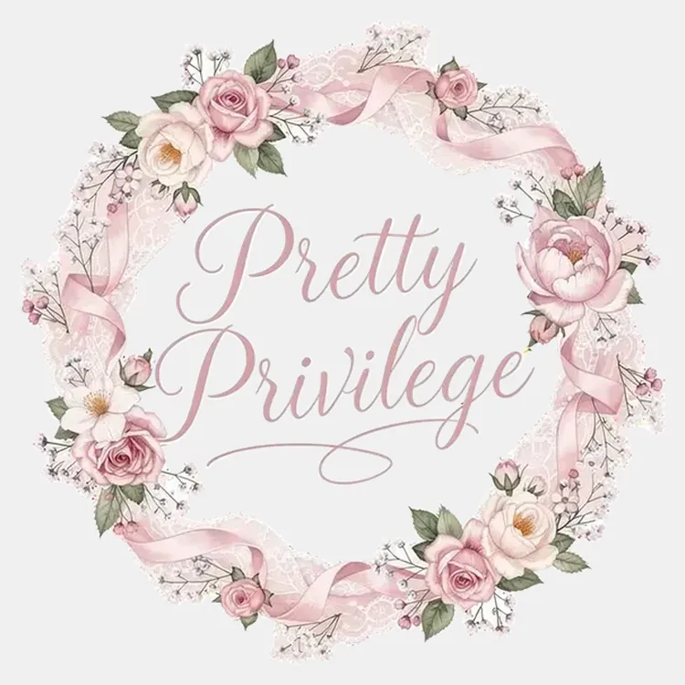 Pretty Privilege Floral Wreath Art