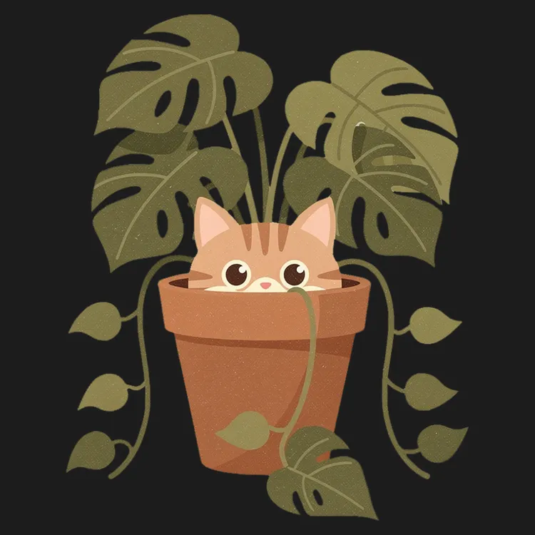 Plant Cat Incognito Tee