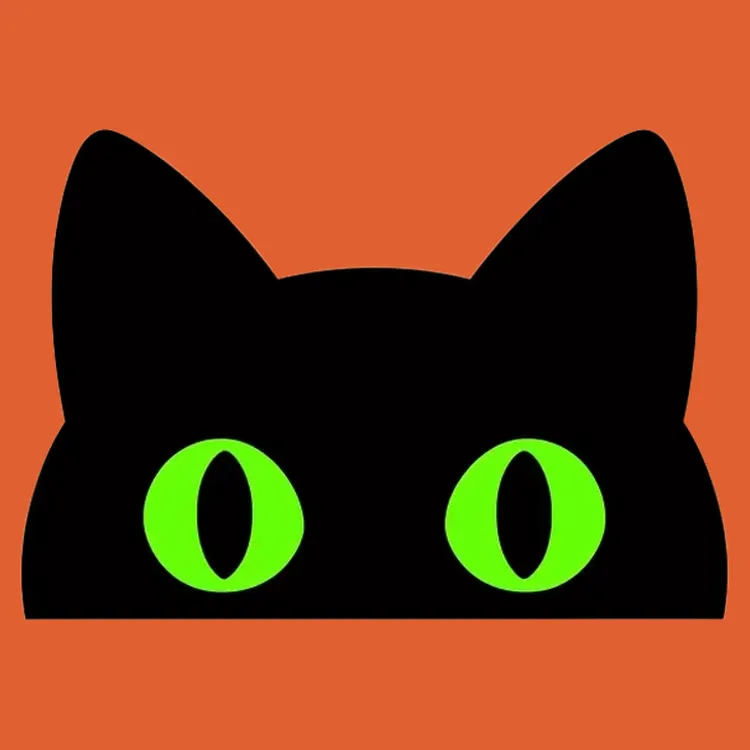 Curious Cat Peeking Tee