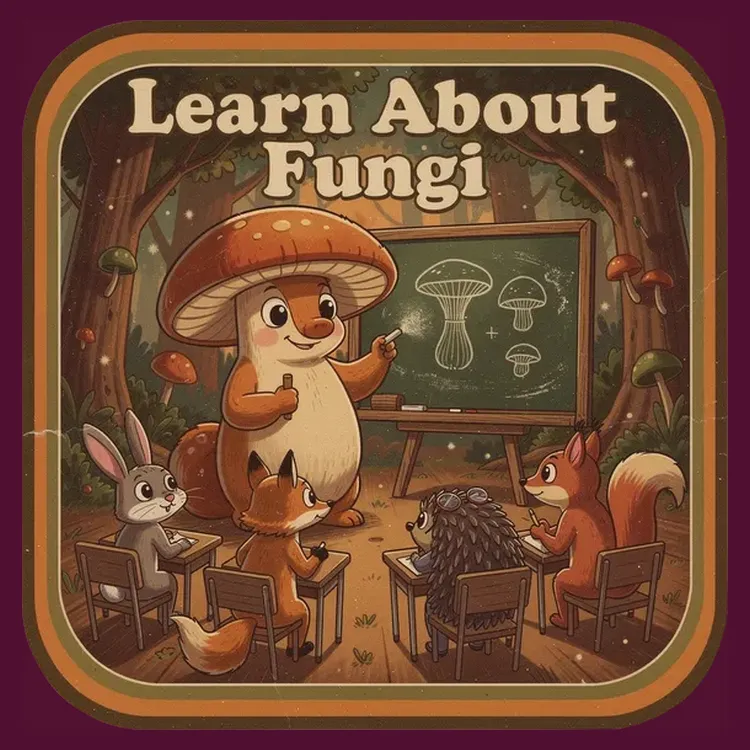 Learn About Fungi Retro Tee