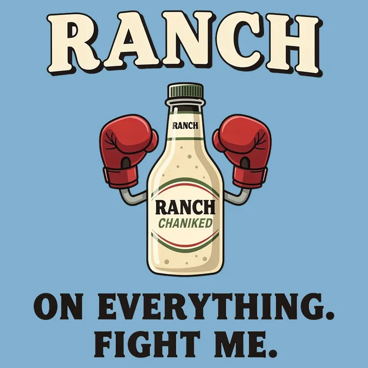 Ranch On Everything Fight Me T-Shirt