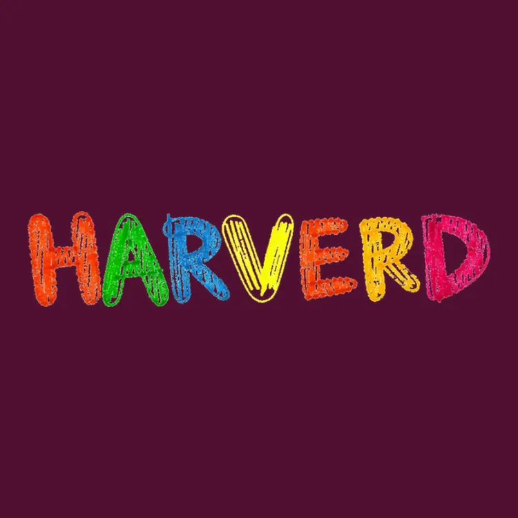 Harvard In Crayon