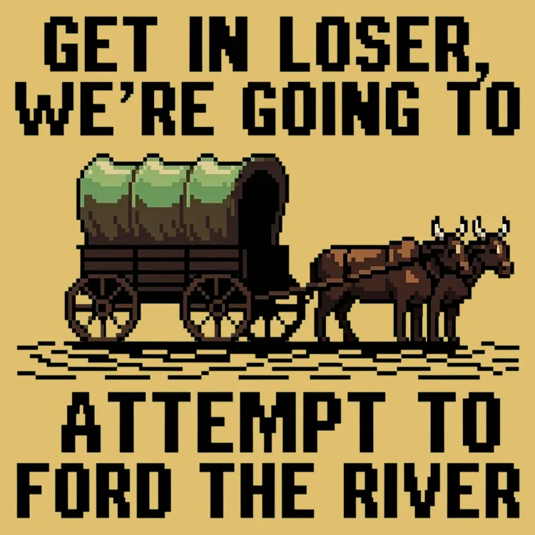 Get in Loser, We're Going to Ford the River