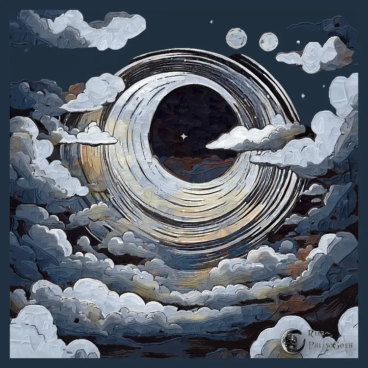 Celestial Spiral in the Clouds