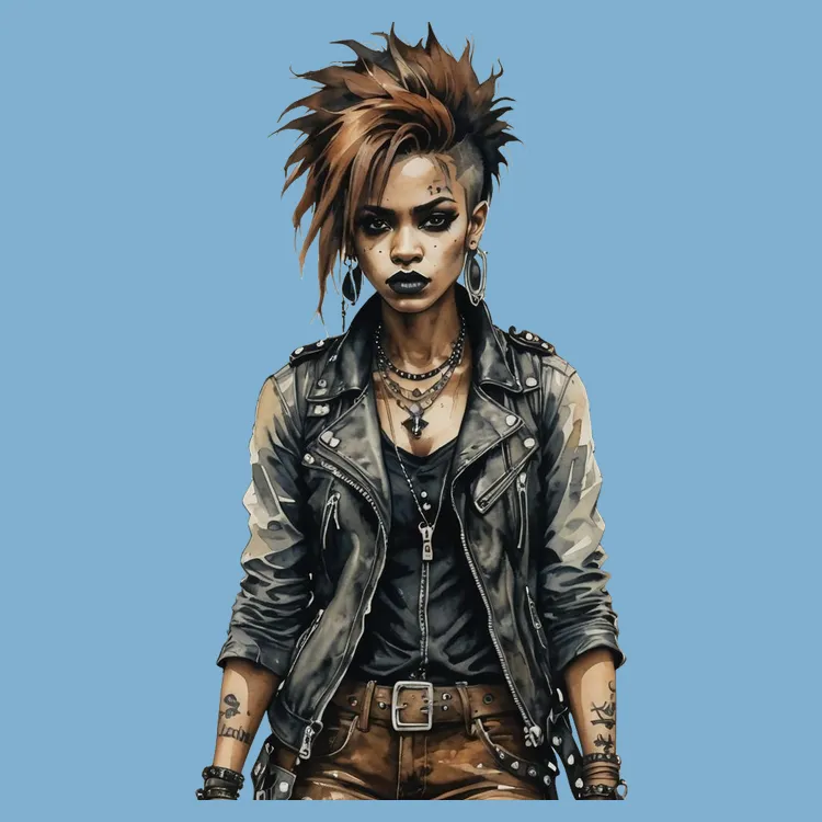 Rebel Chic: The Fierce Punk Woman