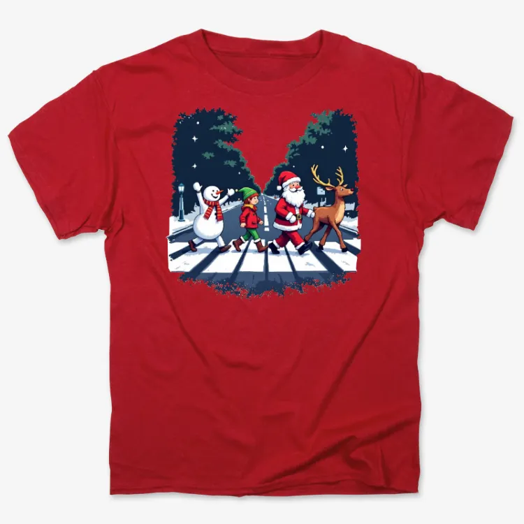Festive Abbey Road T-Shirt