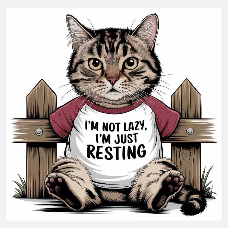Chill Cat Resting T-Shirt